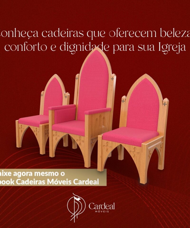 PARA IGREJAS - Moveis Cardeal - Cadeiras