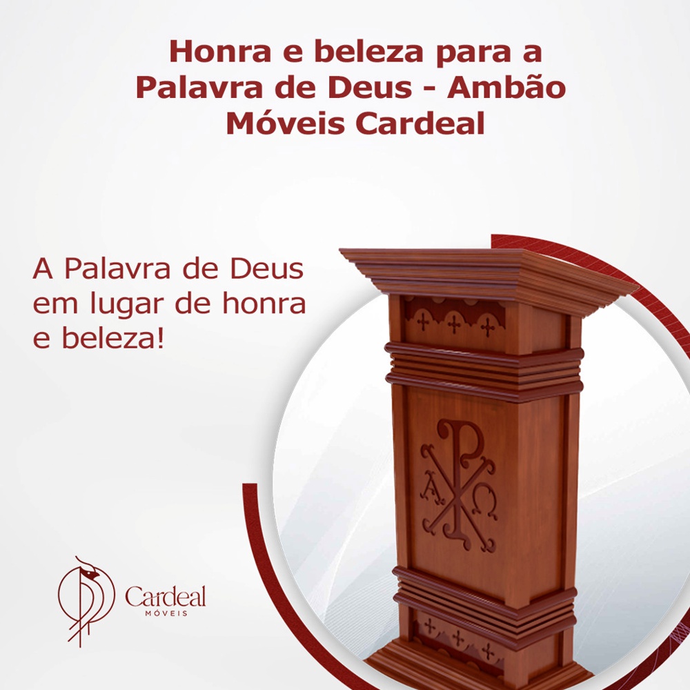 PARA IGREJAS - Moveis Cardeal - Mesa da Palavra